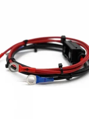 2 x 2m bateriový kabel 6mm² s 30A MIDI pojistkou Rychlé Dodání