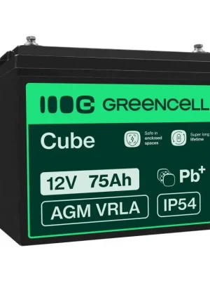 Bezúdržbová baterie Green Cell AGM25 12V 75Ah VRLA Aktuální