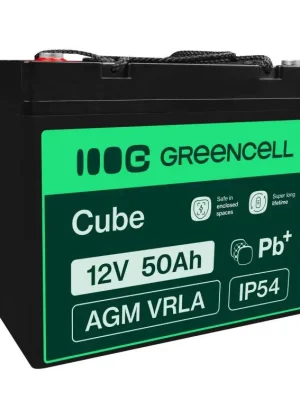 Bezúdržbová baterie Green Cell AGM56 12V 50Ah VRLA Originální