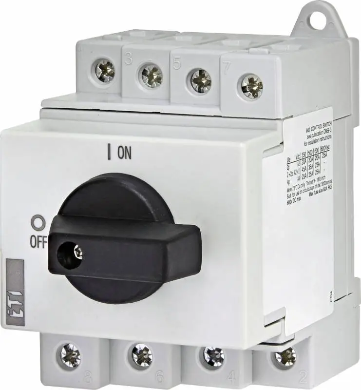 Výprodej Fotovoltaický DC odpínač ETI 004660064 LS25 SMA A4 4 pólový