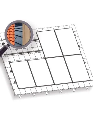 Přímo Od Výrobce Konstrukce KENO na FV pro 6 panelů. Plech/šindel/dřevo