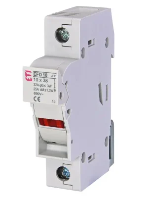 Výprodej Pojistkový odpínač ETI 002540001 EFD 10 1-pólový, AC, pro pojistky CH10 gG/aM