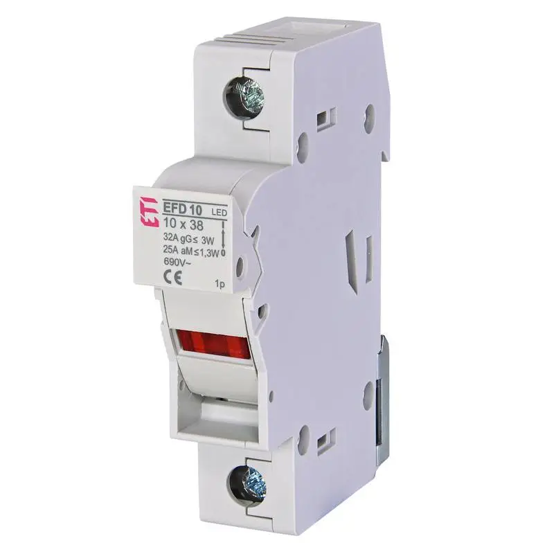 Výprodej Pojistkový odpínač ETI 002540001 EFD 10 1-pólový, AC, pro pojistky CH10 gG/aM