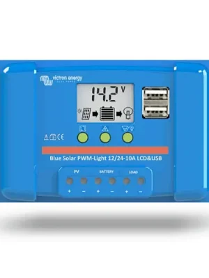 Regulátor nabíjení PWM Victron Energy LCD a USB 12/24V 10A Rychlé Dodání