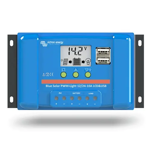 Regulátor nabíjení PWM Victron Energy LCD a USB 12/24V 10A Rychlé Dodání