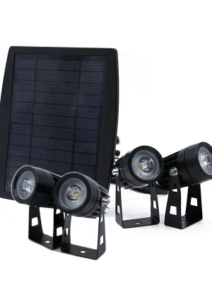 Solární bodové osvětlení Solarcentre Atlas 4ks 200 lumenů teplá bílá Nízká Cena