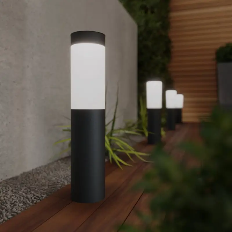 Solární sloupkové osvětlení SolarCentre London Mini USB Antracitová edice SC2326 (balení 4 ks) Koupit Online