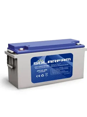 Hit Sezóny Bezúdržbová olověno-uhlíková baterie Solarfam 12V 150Ah