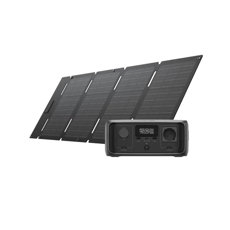 EcoFlow RIVER 3 UPS 245Wh přenosná elektrárna + EcoFlow 45W solární panel (Typ-C) Hit Sezóny
