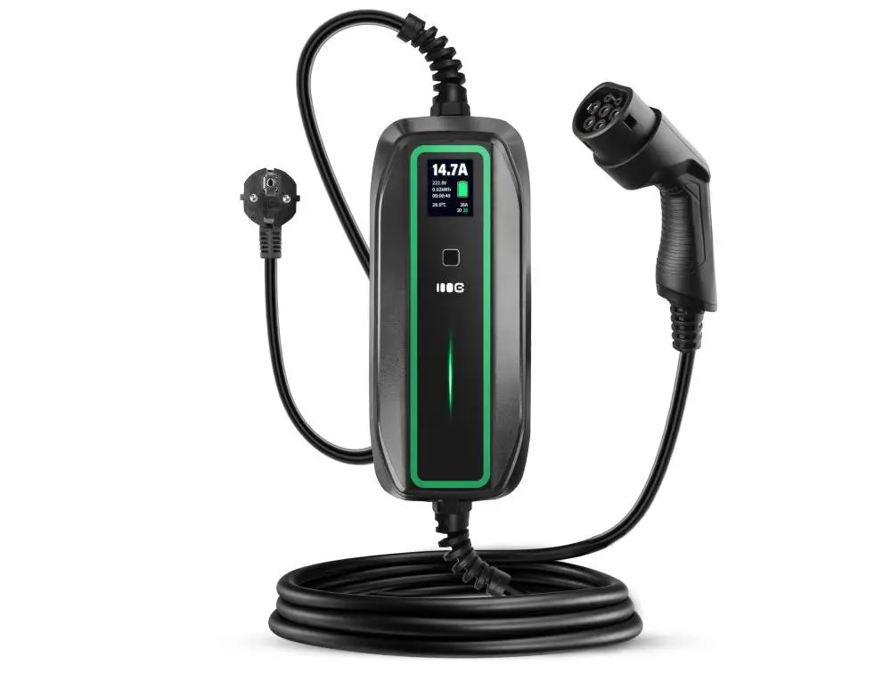 EV nabíječka 1fázová 3,6 kW Green Cell PowerCable Schuko Typ 2 Cenově Výhodný
