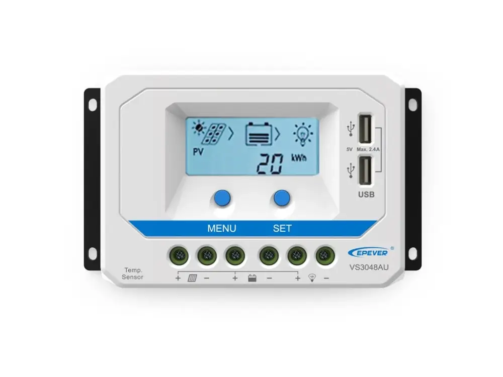 PWM solární regulátor EPsolar 10A 12/24V s LCD displejem série VS Horká Nabídka