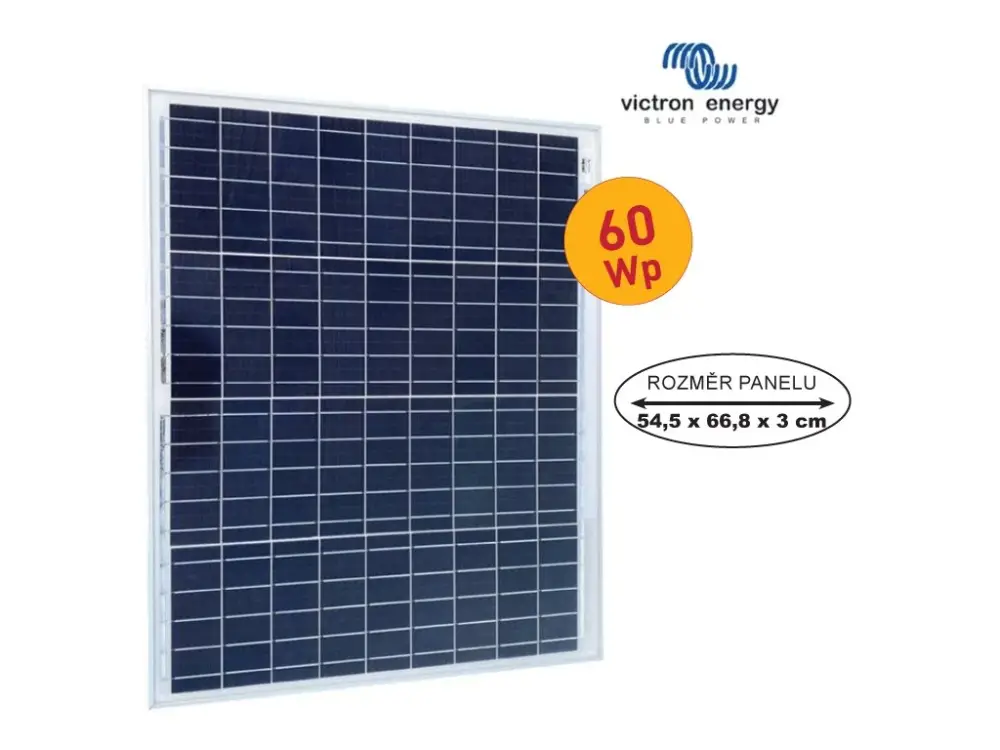 Solární panel Victron Energy 60Wp/12V Nejprodávanější