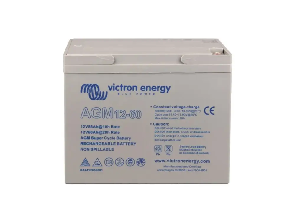 Rychlé Dodání Solární baterie Victron Energy AGM Super Cycle 60Ah