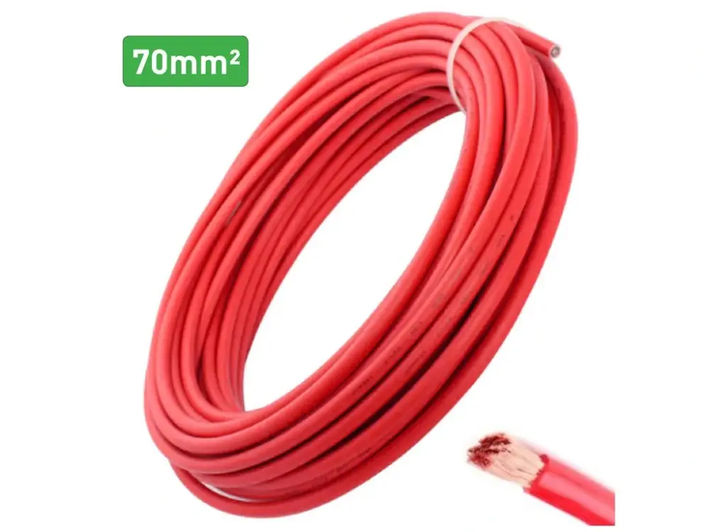 Kabel - 70mm², ČERVENÝ Must-Have