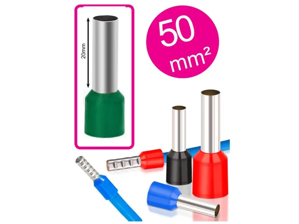 Lisovací dutinka pro kabel 50mm² Vrácení Zdarma