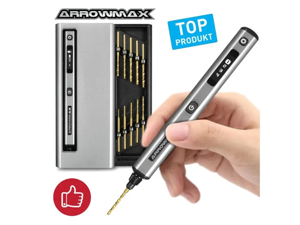 Mini vrtačka ARROWMAX-OLED displej Sleva