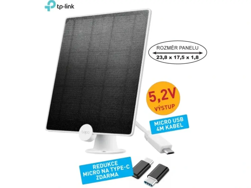Solární panel TP-Link Tapo A200 Hit Sezóny