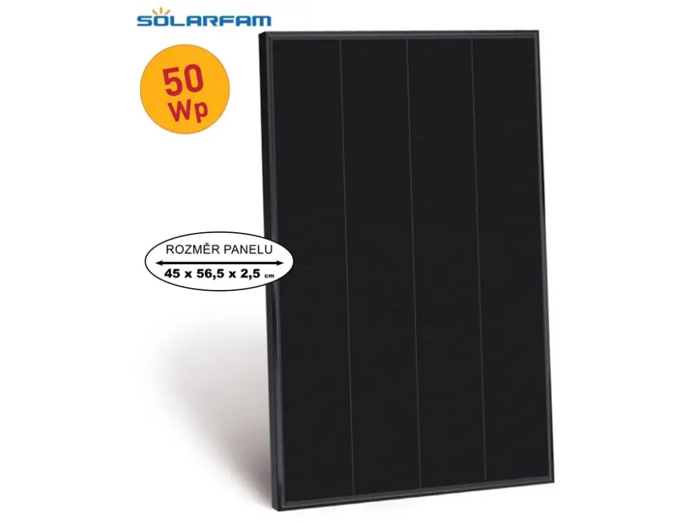 Solární panel SOLARFARM 50Wp/12V Sleva