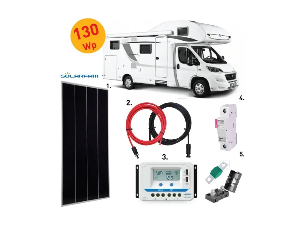130Wp sestava KARAVAN Horká Nabídka