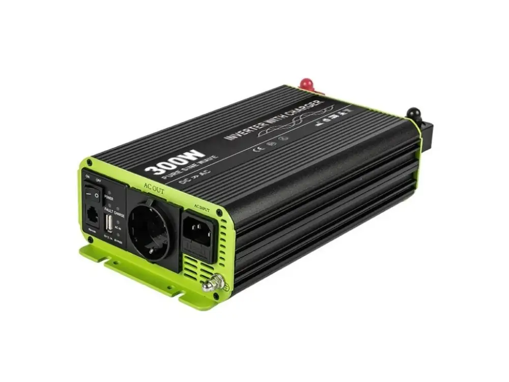 KOSUN měnič napětí s nabíječkou DC12V / AC230V, 300W Omezená Nabídka