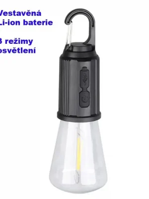 Pouze Dnes Solight WN51 LED nabíjecí žárovka Camping, 100lm, Li-Ion, display box