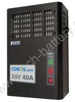 Cenově Výhodný Nabíječ staničních baterií AXIMA CONTIS mini 24E40 / 12E40- 12V/24V, 40A