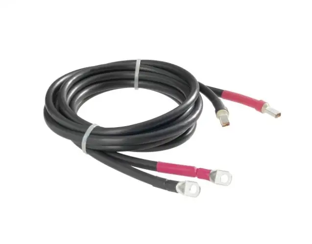 Připojovací kabely pro akumulátor a regulátor nabíjení nebo měnič napětí, 2 m/16 mm², kabelové oko M8 Koupit Online