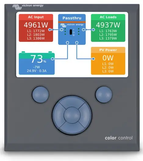 Victron Energy Color Control GX Dokud Zásoby Vydrží