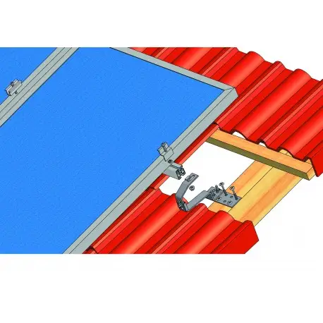 Poslední Šance Set konstrukce pro 12 panelů 3kW, pro betonové a pálené taškové střechy
