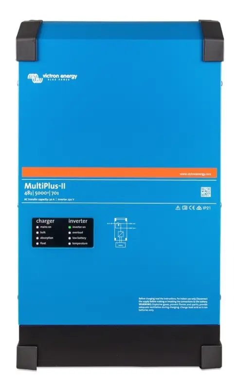Novinka Hybridní měnič/nabíječ MultiPlus-II 48V/5000VA/70A-50A