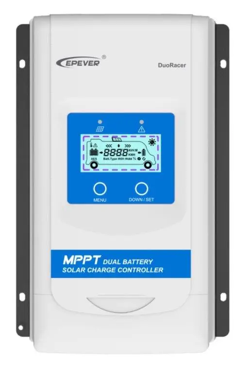 Zlevněný MPPT solární regulátor EPever 60VDC/ 10A DuoRacer - 12/24V