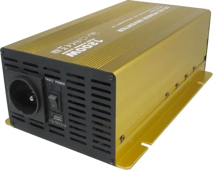Nejprodávanější Měnič napětí 24V/230V 1200W, Soluowill NP1200, čistá sinusovka