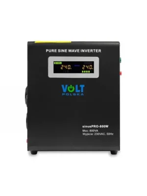 Záložní zdroj VOLTPOLSKA - 500VA/ 800W, 12V/230V UPS, čistá sinus Speciální Cena