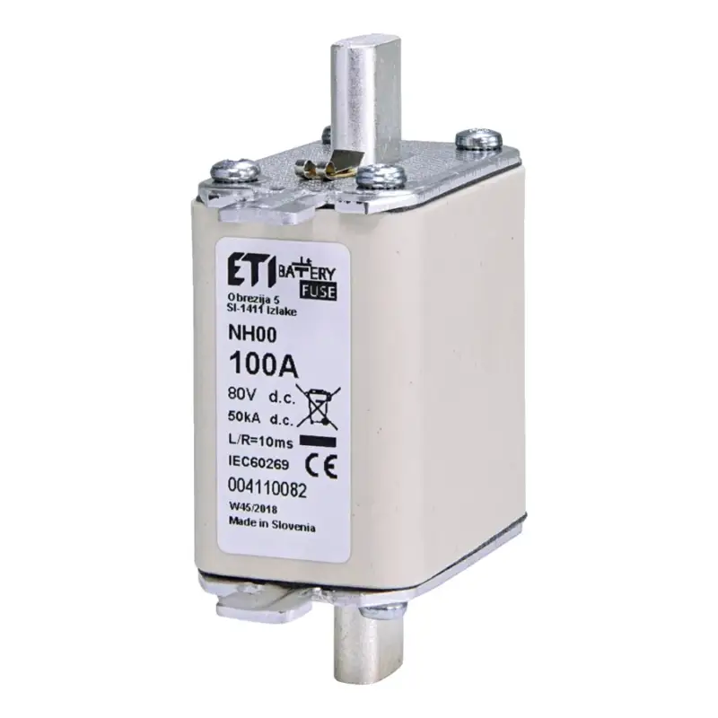 Doprava Zdarma Nožová pojistka DC M00 gBat 100A/80V DC