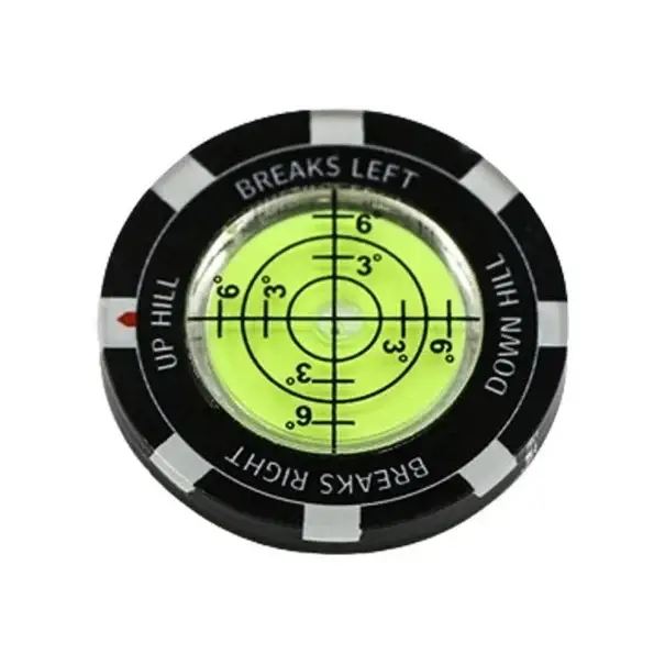 Novinka Golfový marker puttů 4 cm Kulatý zelený čtečka svahu PMMA + ABS Vysoce přesná pomůcka pro putting Tréninková pomůcka pro čtení greenu