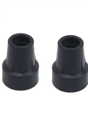 2 ks gumové koncovky na turistické hole 1,9 cm Odolné náhradní botky pro nordic walking hole Protiskluzové nástavce 5 x 3,8 cm Nejlepší Cena