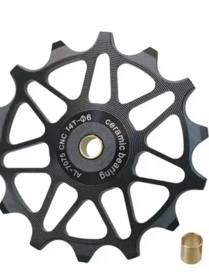 14T Přehazovačkové vodicí kolečko Narrow Wide AL 7075 CNC keramické ložisko MTB silniční kompatibilní Shimano Sram Značkový