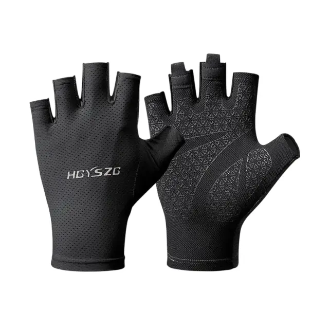Nejlepší Volba Bezprsté fitness rukavice vel. M pro obvod dlaně 19–20 cm, protiskluzové prodyšné sportovní rukavice na posilování, cvičení a CrossFit
