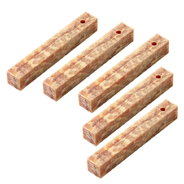 Výhodná Nabídka Borovicové hranoly v kalafuně 5 ks 10 x 1,5 x 1,5 cm Přírodní podpalovač Dřevo na rozdělávání ohně Kempování Grilování Krb