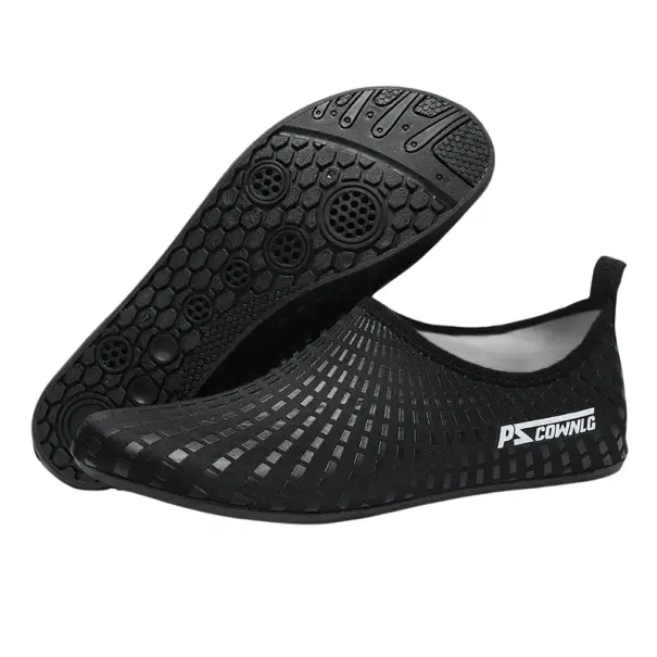 Boty do vody Pryžová podrážka Protiskluzové Vzduchová síťovina Plátno Unisex Jednobarevné s nápisem Plážové Aquashoes Sleva