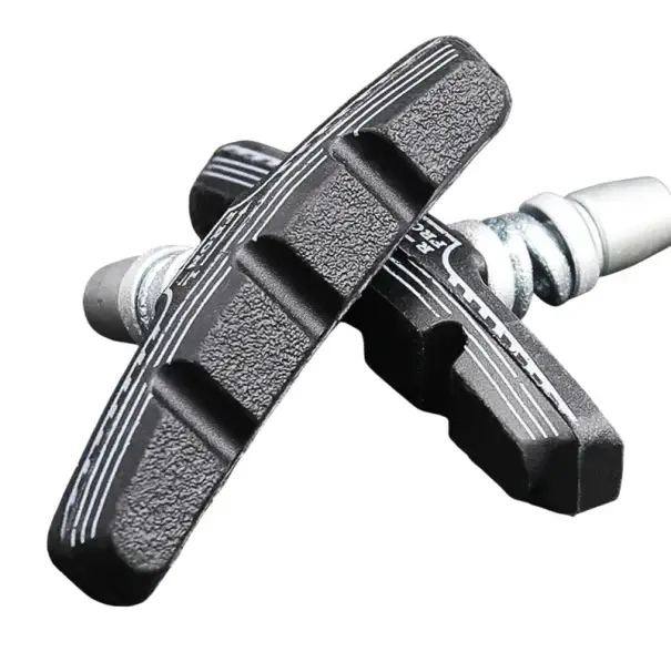 Brzdové špalíky na jízdní kolo V-brake 70 mm pryžové destičky 11 mm šířka 39 mm výška LEBYCLE pro silniční a MTB kola Oblíbený