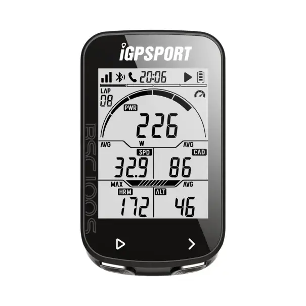 Cyklopočítač na kolo s LCD displejem 6,6 cm výdrž baterie 40 h USB-C černý cyklistický počítač pro měření jízdy Akce