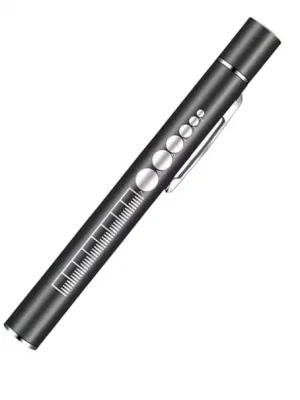 Akce Dobíjecí LED diagnostická svítilna 14 × 3 × 1,7 cm USB bílé a žluté světlo kapesní penlight