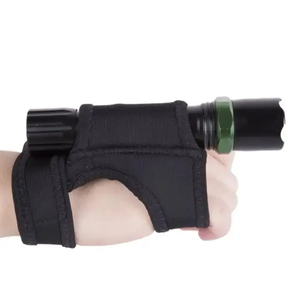 Držák na svítilnu pro potápění 30 x 29 x 12,5 cm Univerzální velikost Nylonový popruh na zápěstí Rukavicový úchyt pro potápěčské světlo Originální