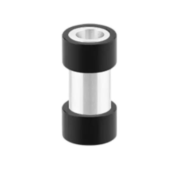 Měkký zadní tlumič na jízdní kolo 32 mm kompaktní konstrukce černo-stříbrný pro odpružení zadní části kola Zlevněný