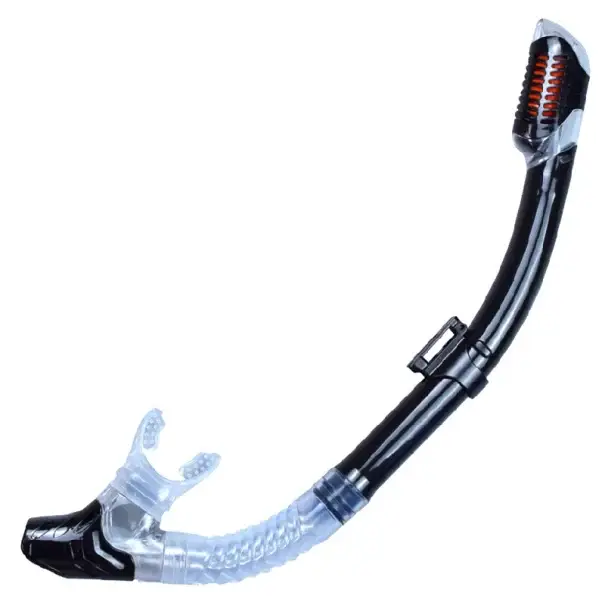Top Prodej Šnorchl pro potápění se vzduchovým ventilem Materiál PC TPR silikon Pohodlný náustek Bezpečné dýchání Vodní sporty Plavání Šnorchlování