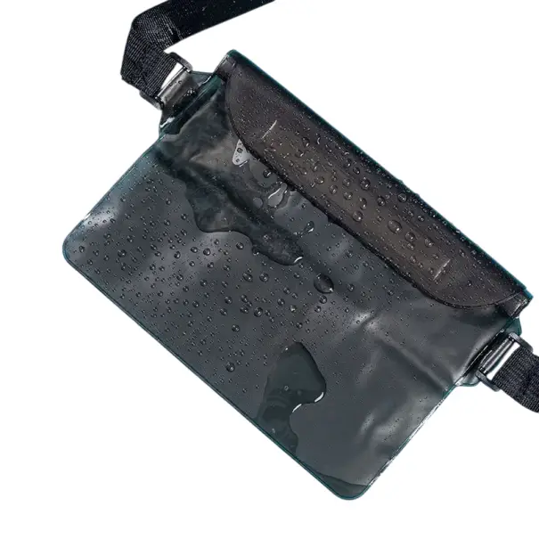 Vodotěsný 3vrstvý plavecký vak 22 x 18 cm Ochranný obal na mobil a cennosti Uzavíratelný vak na zip Plážový vak do vody i deště Expresní Doručení