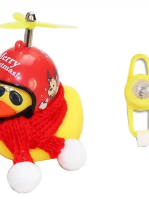 Zvonek na kolo vánoční kachna s vrtulí Ověřený