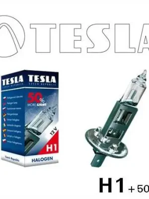 Žárovka 12V H1 55W P14,5s +50% TESLA Nová Kolekce