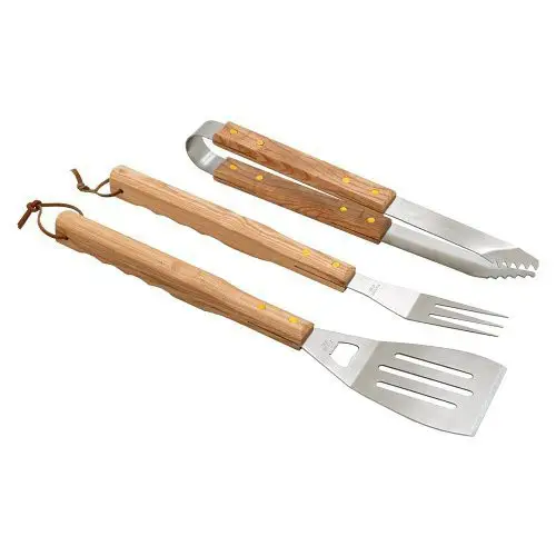 Levný Nářadí grilovací WOOD sada 3ks
